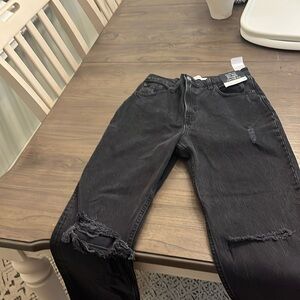 Abercrombie & Fitch The 90s Straight Ultra High Rise Curve Love size 28 or 6 reg